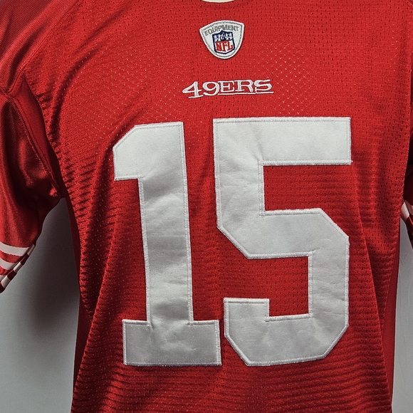 Vintage 49ers Crabtree #15 onfield Reebok Jersey size 48 /mens medium - Picture 12 of 14
